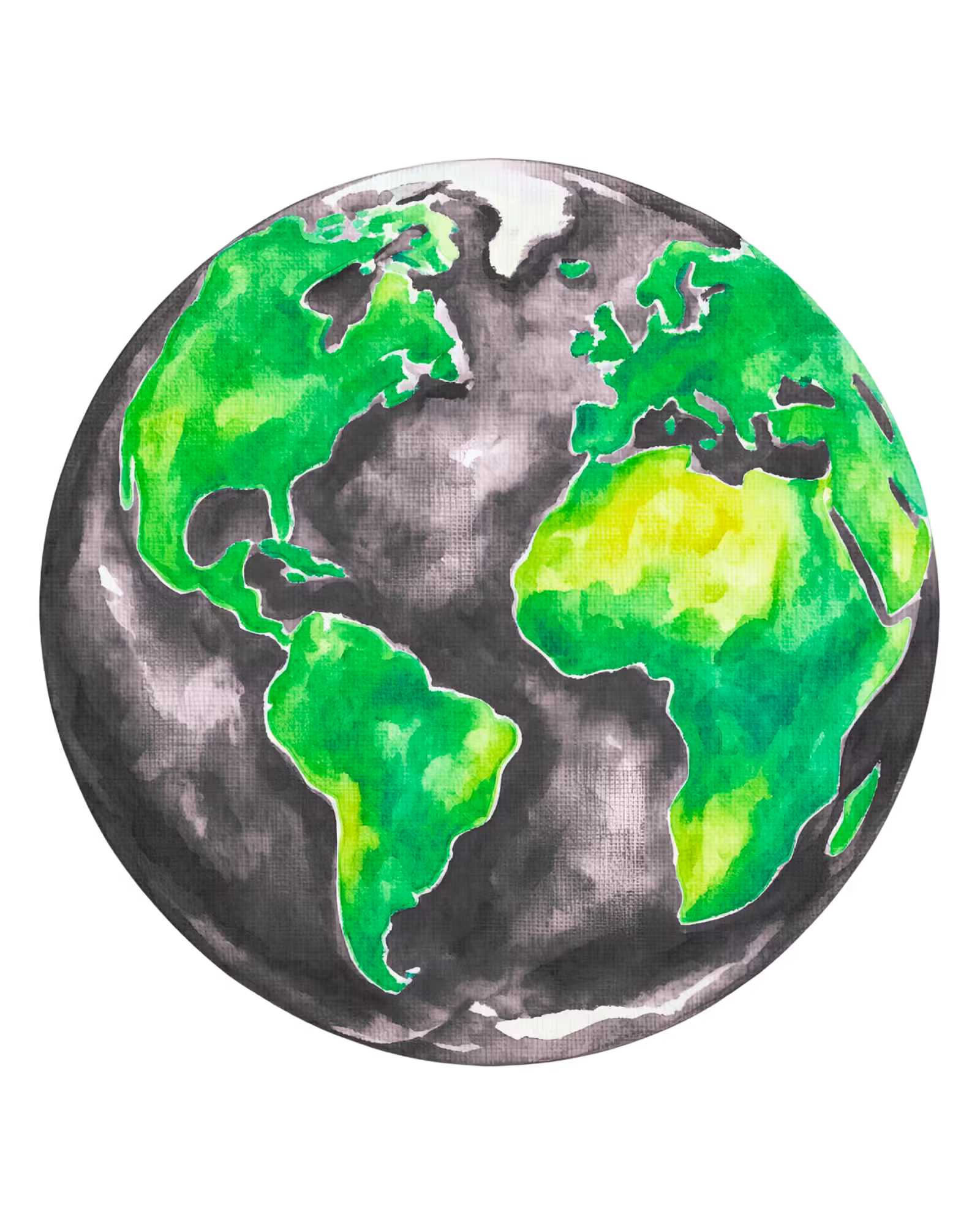 Global logistics network globe